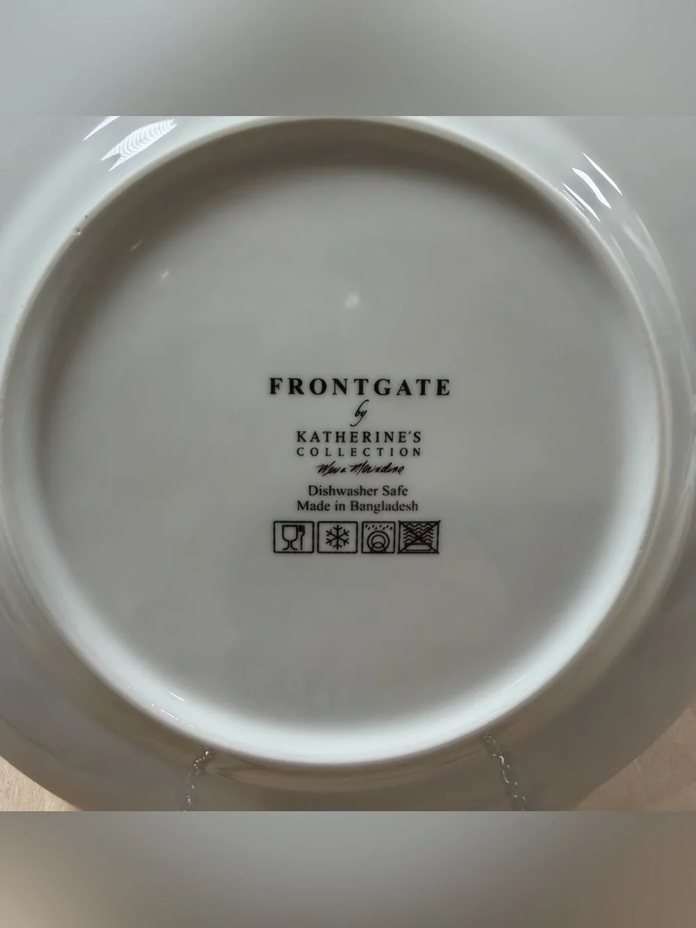 Frontgate Vintage Katherine Collection App Plates W/Whimsical Sayings Set Of 4